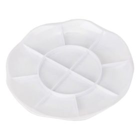 Festőpaletta 13,5 cm DELI műanyag 12 részes