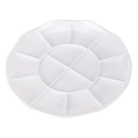 Festőpaletta 19 cm DELI műanyag 14 részes