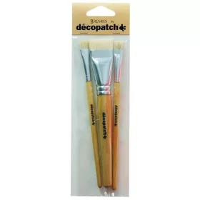   Kreatív ecsetkészlet Clairefontaine Décopatch 3 db/csomag selyem