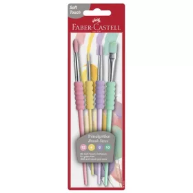   Ecset Faber Castell puha tapintású pasztell ( 4,8,10,12 ) 4 db-os bliszterben
