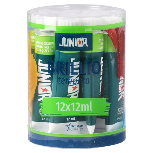 Tempera Brillio Junior 12 ml sötétzöld