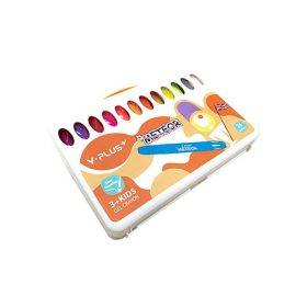   Zsírkréta Y-Plus+ Meteor zselés kicsavarható 24 db-os klt. műanyag tokban