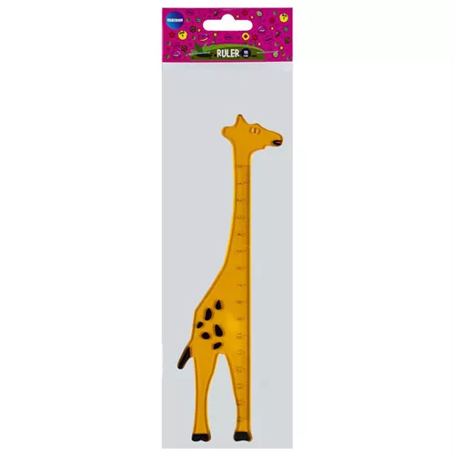 Vonalzó műanyag Centrum 15 cm állatok