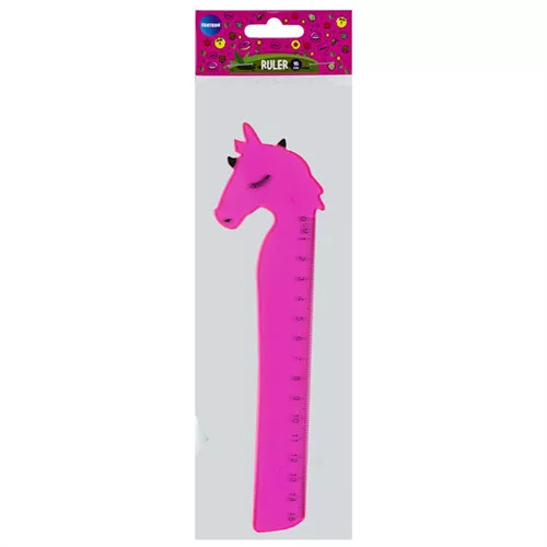 Vonalzó műanyag Centrum 15 cm állatok