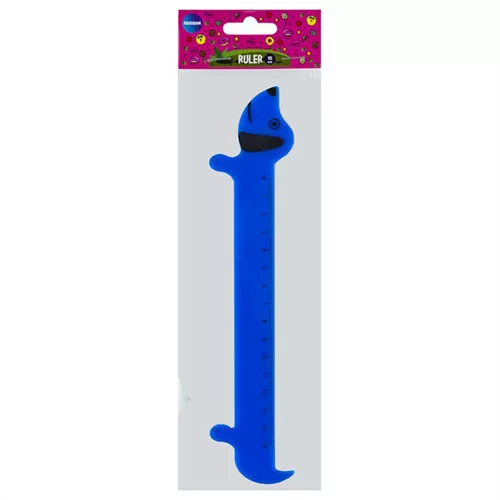 Vonalzó műanyag Centrum 15 cm állatok