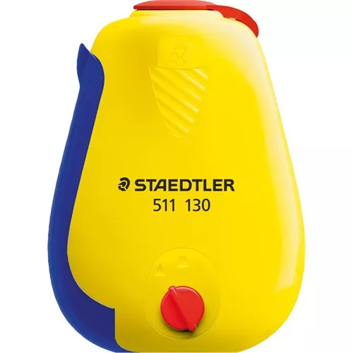 Hegyező Staedtler 1 lyukú műanyag zárható tartályos vegyes színek