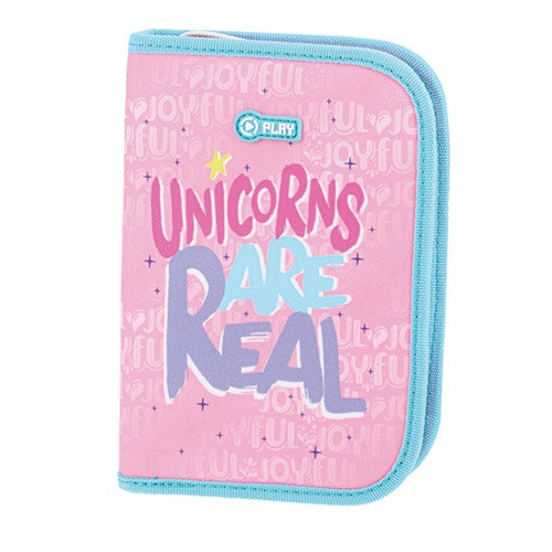 Hátitáska szett anatómiai Play Logic Unikornis 4in1 rózsaszín