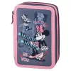 Tolltartó tripla rekeszes Play Minnie Mouse, Fabulous 3 zippes töltött