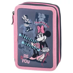   Tolltartó tripla rekeszes Play Minnie Mouse, Fabulous 3 zippes töltött