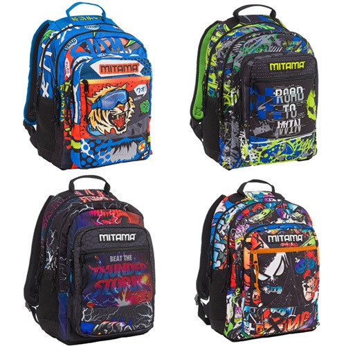 Hátitáska Mitama NEW PLUS többféle mintában