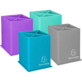   Írószertartó Exacompta Teksto asztali négyszögletes karton vegyes színek