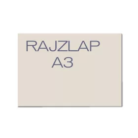 Rajzlap félfamentes A/3 120 g 10 lap/csomag pántolt