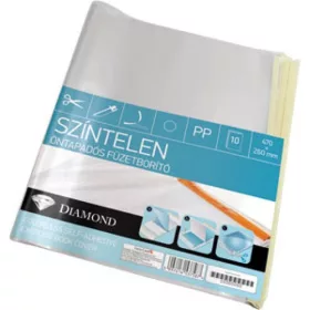   Füzetborító Lizzy Card A/5 öntapadós PP 10 db/csomag áttetsző