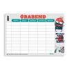 Órarend pd 165x117 mm Monsters 2026
