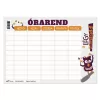 Órarend pd 165x117 mm Monsters