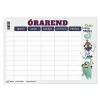 Órarend pd 165x117 mm Monsters