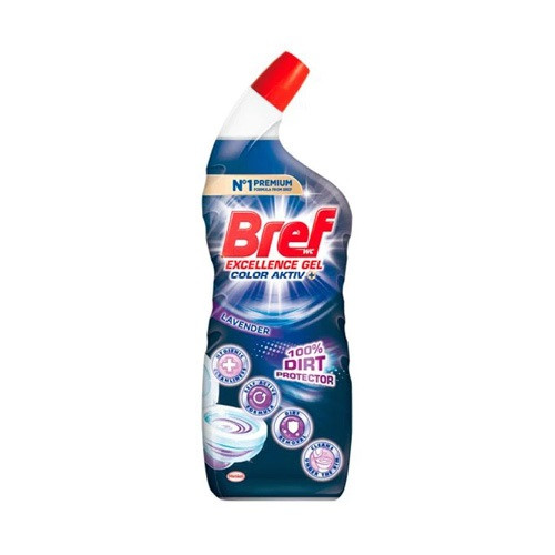 WC tisztító gel Bref 10x Effect Protection Shield  700ml