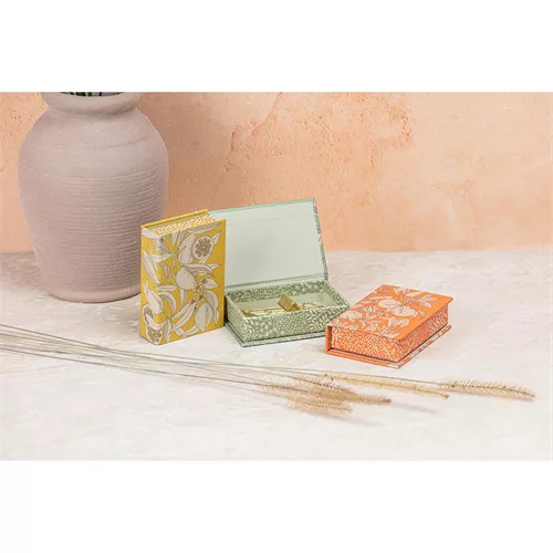 Ajándékdoboz Clairefontaine Jardin des Sens 9,5x6,5x3 cm, mágneses záródás, vegyes