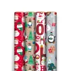 Díszcsomagoló tekercses Clairefontaine/Eurowrap 70x400 cm 51g karácsonyi, gyerek vegyes minták