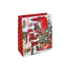 Dísztasak Clairefontaine/Eurowrap 21,5x25,3 cm vidám Mikulás