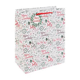 Dísztasak Clairefontaine/Eurowrap 26,5x33 cm Merry Xmas
