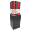 Díszcsomagoló tekercses Clairefontaine 70x200 cm 80g prémium, bársonyos karácsonyi mintás, 5 minta