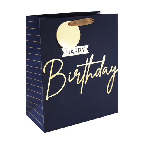 Dísztasak Clairefontaine/Eurowrap 26,5x33 cm sötétkék HBD