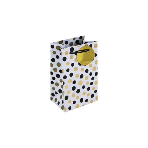 Dísztasak Clairefontaine/Eurowrap 12,7x20,3 cm fehér, pöttyös