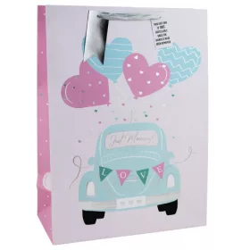 Dísztasak Clairefontaine/Eurowrap, 33x45,5 cm Just married