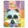 Füzet Bangoberry spirálos, elválasztókkal, 3db Bangobobbal, panda mintával