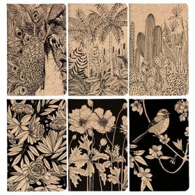   Jegyzetfüzet Clairefontaine Le Cerisier Blanc 7,5x12cm, 24 lapos, sima, vegyes minta