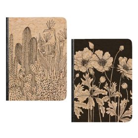   Jegyzetfüzet Clairefontaine Le Cerisier Blanc A/6, textil gerinc, 72 lapos, vonalas, vegyes minta