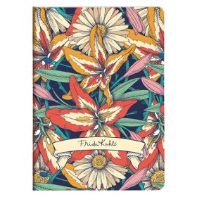   Jegyzetfüzet Clairefontaine Frida Kahlo, A/5, 14,8x21 cm, 32 lapos, vonalas, vegyes minta
