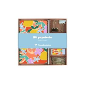   Kollekció Clairefontaine Dolce Amore jegyzetfüzet, ceruza, binder csipesz, kapocs, radír