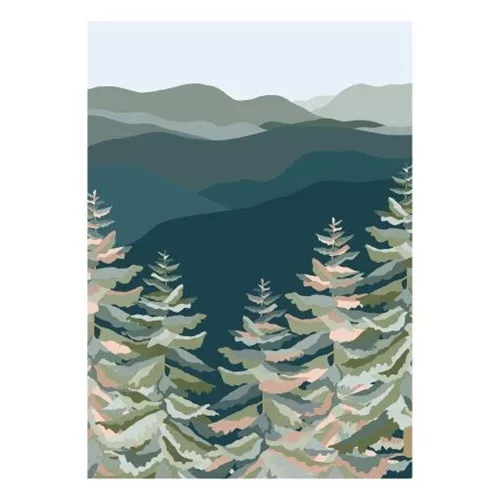 Készlet Clairefontaine La Vie en Vosges, 8 db képeslap borítékkal