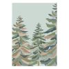 Készlet Clairefontaine La Vie en Vosges, 8 db képeslap borítékkal
