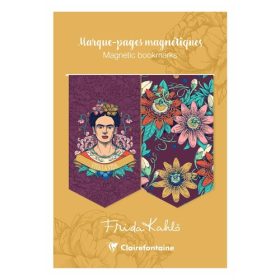   Mágneses könyvjelző Clairefontaine Frida Kahlo, 10,5x15,5 cm