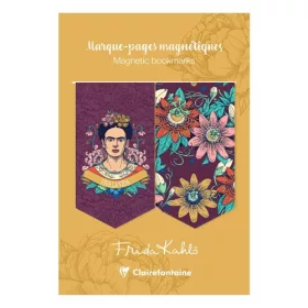   Mágneses könyvjelző Clairefontaine Frida Kahlo, 10,5x15,5 cm