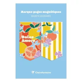   Mágneses könyvjelző Clairefontaine Dolce Amore, 10,5x15,5 cm