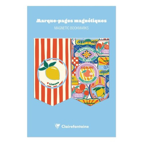 Mágneses könyvjelző Clairefontaine Dolce Amore, 10,5x15,5 cm