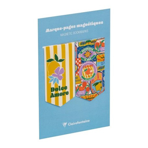 Mágneses könyvjelző Clairefontaine Dolce Amore, 10,5x15,5 cm