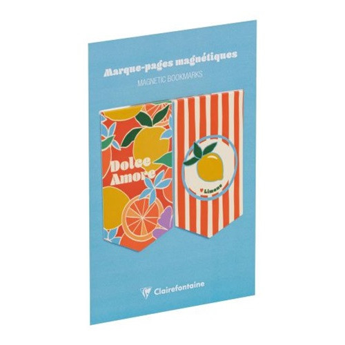Mágneses könyvjelző Clairefontaine Dolce Amore, 10,5x15,5 cm
