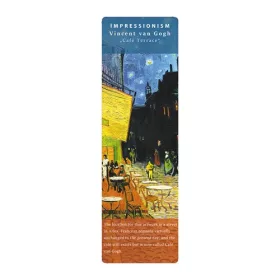   Könyvjelző Fridolin Impresszionizmus, 'Van Gogh/Kávéházi terasz éjjel'