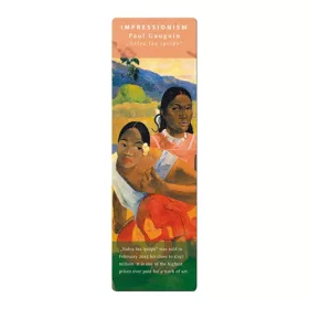   Könyvjelző Fridolin Impresszionizmus, 'Gauguin/Mikor házasodsz meg?'
