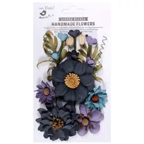   Kreatív dekorvirág Little Birdie Heelen Purple Pastion 12 részes vegyes színek