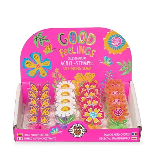 Bélyegző Trendhaus, virágok, 4 féle