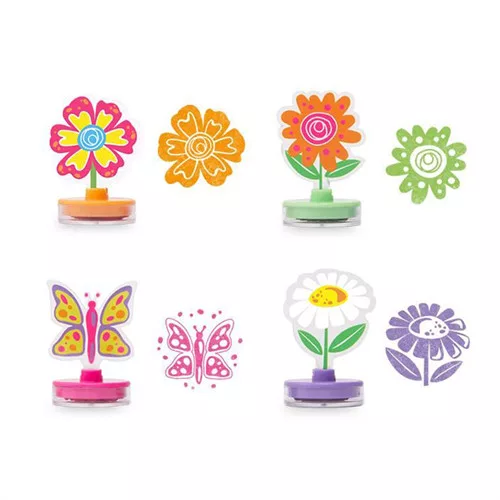 Bélyegző Trendhaus, virágok, 4 féle