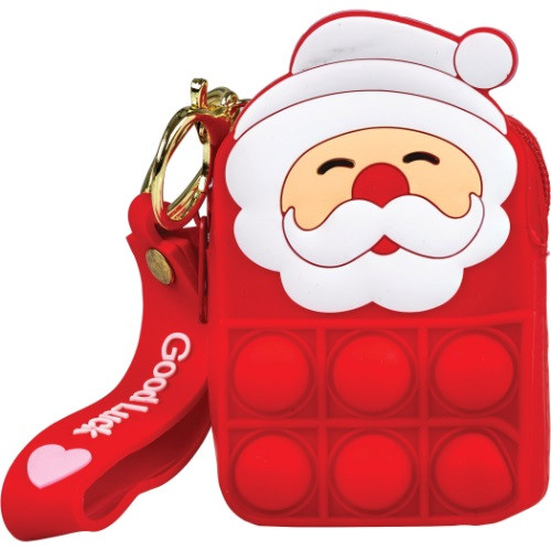 Pénztárca Centrum Pop it szilikon 9,5x5,5x3 cm karácsonyi