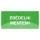 Információs tábla pd 10x20 cm Ebédelni mentem! zöld
