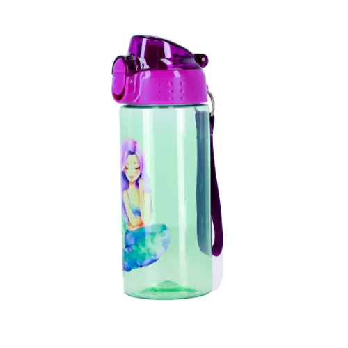 Kulacs Bottle&More 500 ml sellő, türkiz
